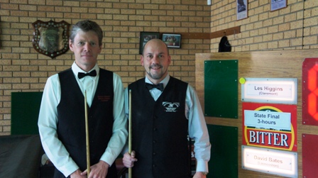 David Bates and Les Higgins - 2011 State Billiards Final